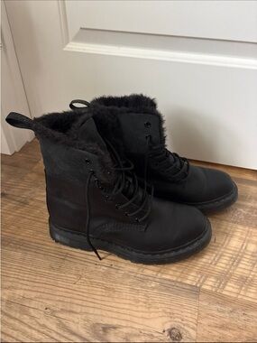 Women’s Black Dr. Martens Boot